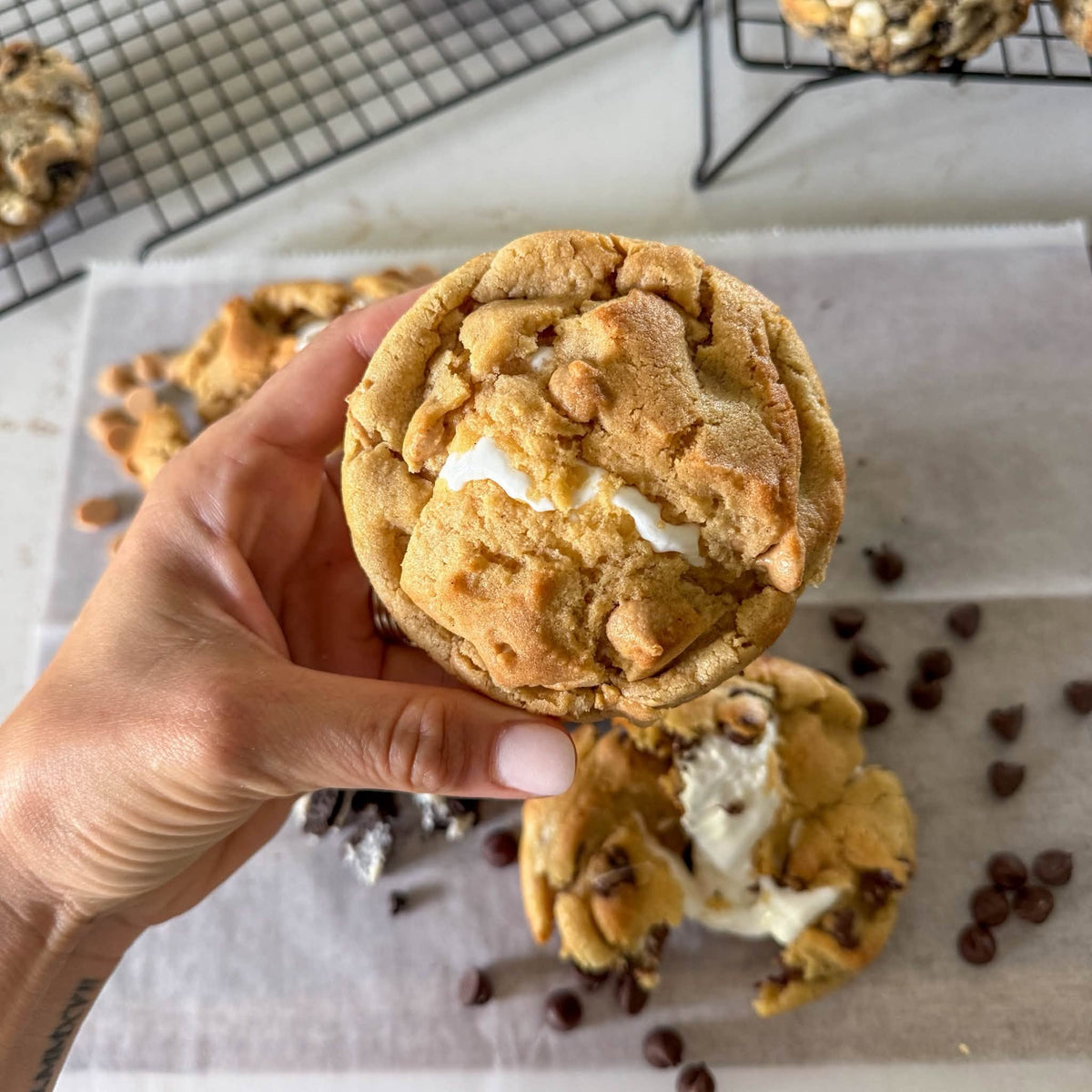 Peanut Butter S'mores Cookie